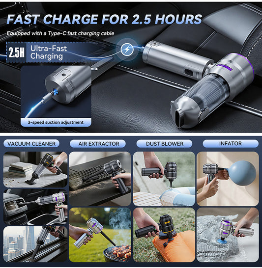 Car vacuum cleaner (both blower and vacuum)