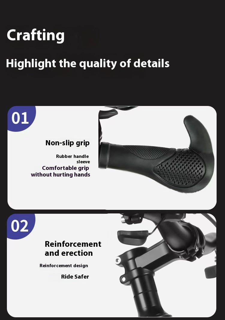 26-inch MTB bicycle with dual disc brakes, suspension fork, and 21 speeds.