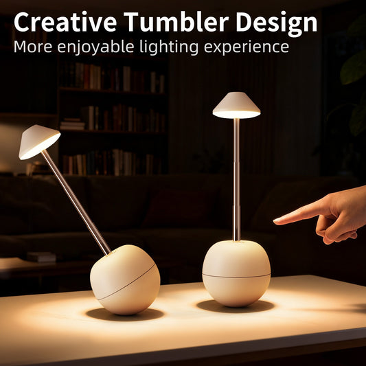 LED rechargeable bedside ambient night light