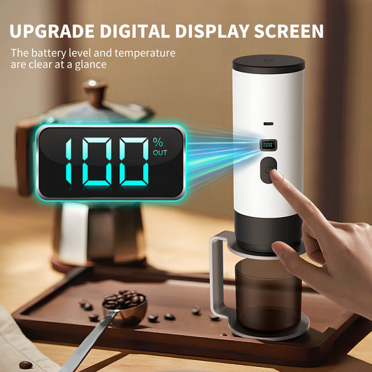 Portable capsule coffee machine