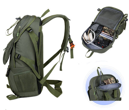 45L Travel Bag, Waterproof Camping Bag, Hiking and Mountaineering Backpack, Outdoor Bag