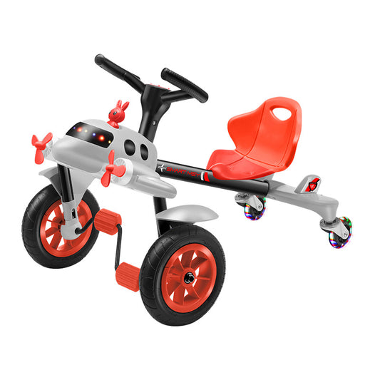 Children's four-wheeled pedal drift car