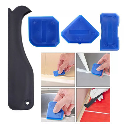 35-piece silicone sealant application tool set